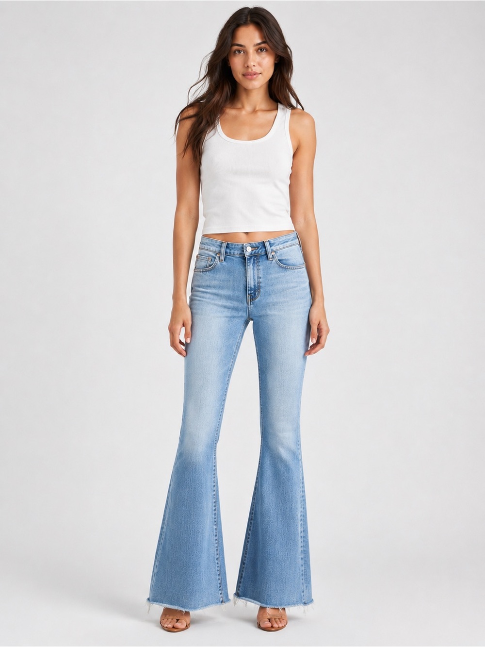 We The Free by Free People Flare Jeans – Light Wash – Size 32